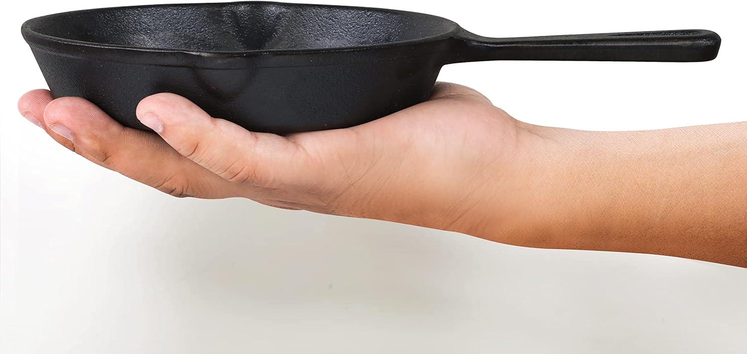 image:imageUtopia Kitchen Cast Iron Frying Pan 1025 Inch Cast Iron Chefs Pan Pre Seasoned Skillet Safe Grill Cookware for Indoor amp Outdoor Use BlackBlack