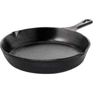 image:imageUtopia Kitchen Cast Iron Frying Pan 1025 Inch Cast Iron Chefs Pan Pre Seasoned Skillet Safe Grill Cookware for Indoor amp Outdoor Use BlackBlack