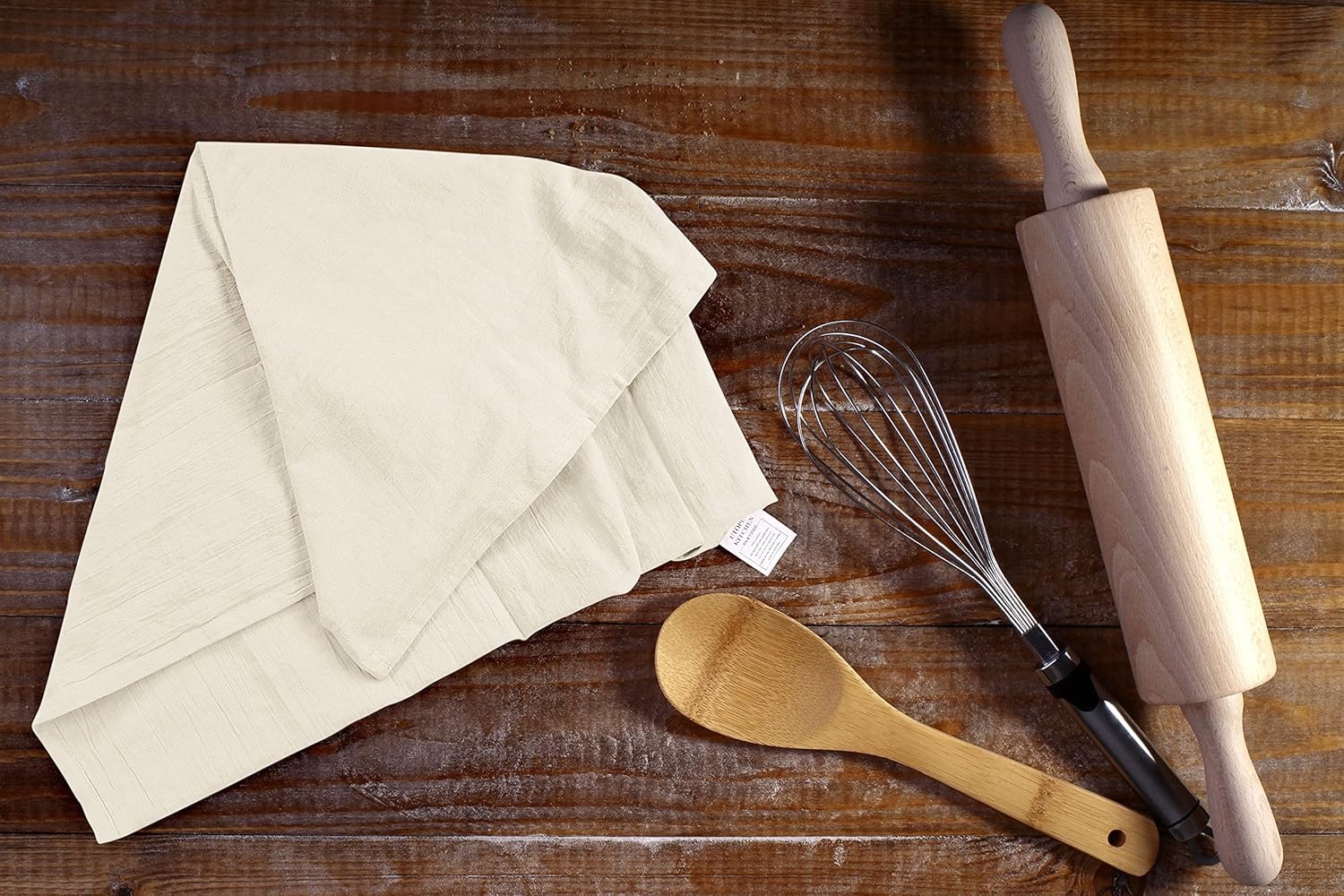 image:imageUtopia Kitchen Light Grey Flour Sack Towels 12 Pack 28 x 28 Inch 100 Cotton Tea Towels for Cleaning amp Drying Highly Absorbent Kitchen Dish ClothNatural