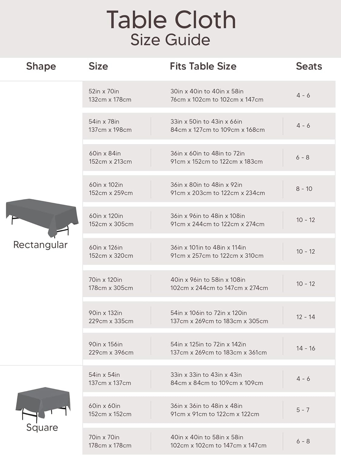 image:imageUtopia Kitchen Rectangle Table Cloth 1 Pack Tablecloth Machine Washable Polyester Table Cover for Dining Buffet Parties Picnics Events Weddings and Restaurants 52x70 Inches BlackNavy