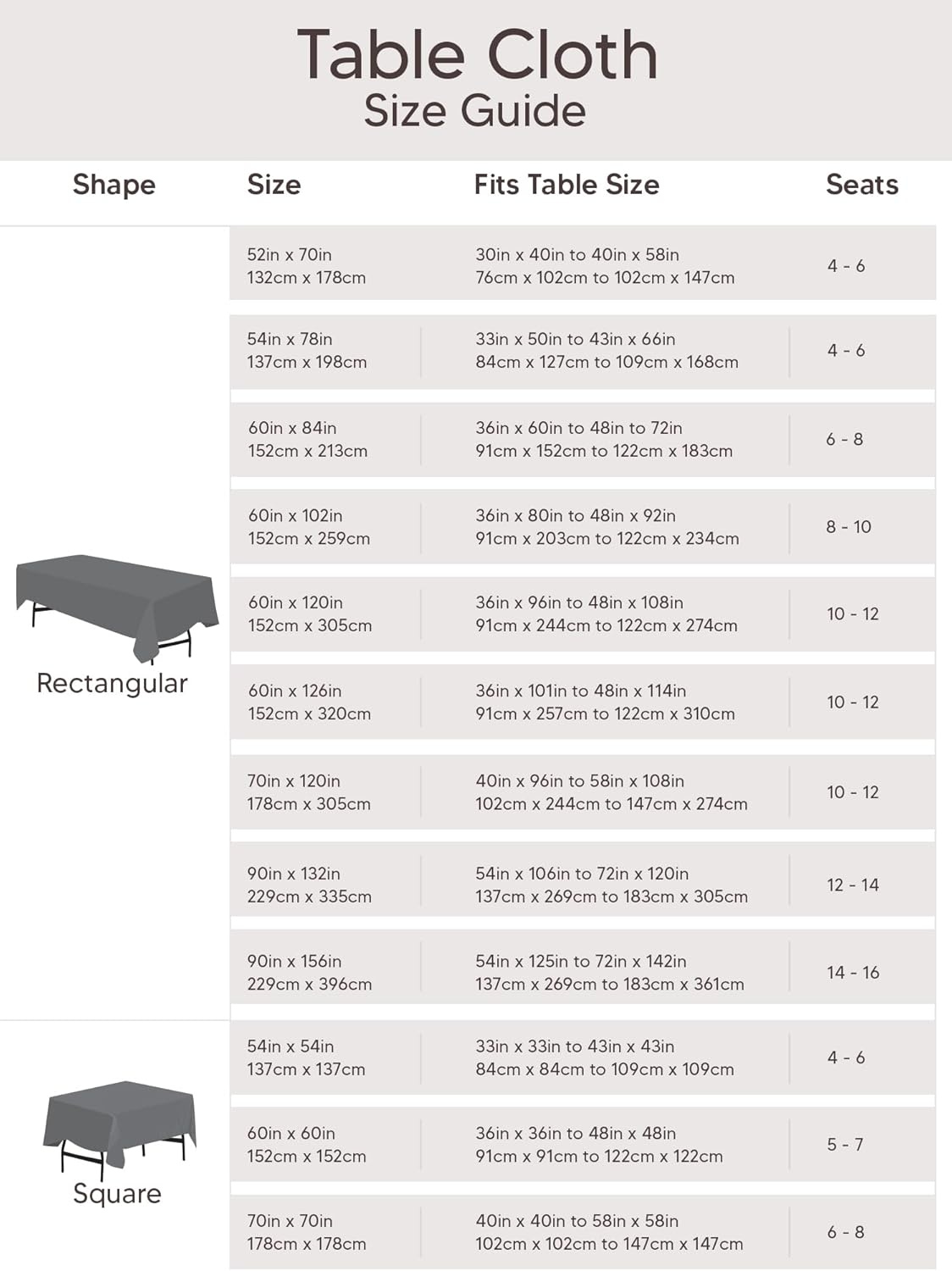 image:imageUtopia Kitchen Rectangle Table Cloth 1 Pack Tablecloth Machine Washable Polyester Table Cover for Dining Buffet Parties Picnics Events Weddings and Restaurants 52x70 Inches BlackWhite