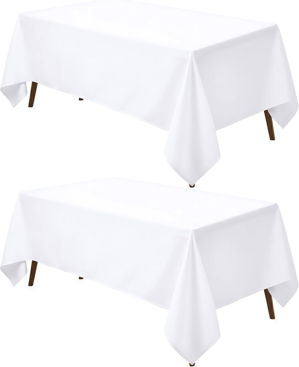 image:imageUtopia Kitchen Rectangle Table Cloth 1 Pack Tablecloth Machine Washable Polyester Table Cover for Dining Buffet Parties Picnics Events Weddings and Restaurants 52x70 Inches BlackWhite