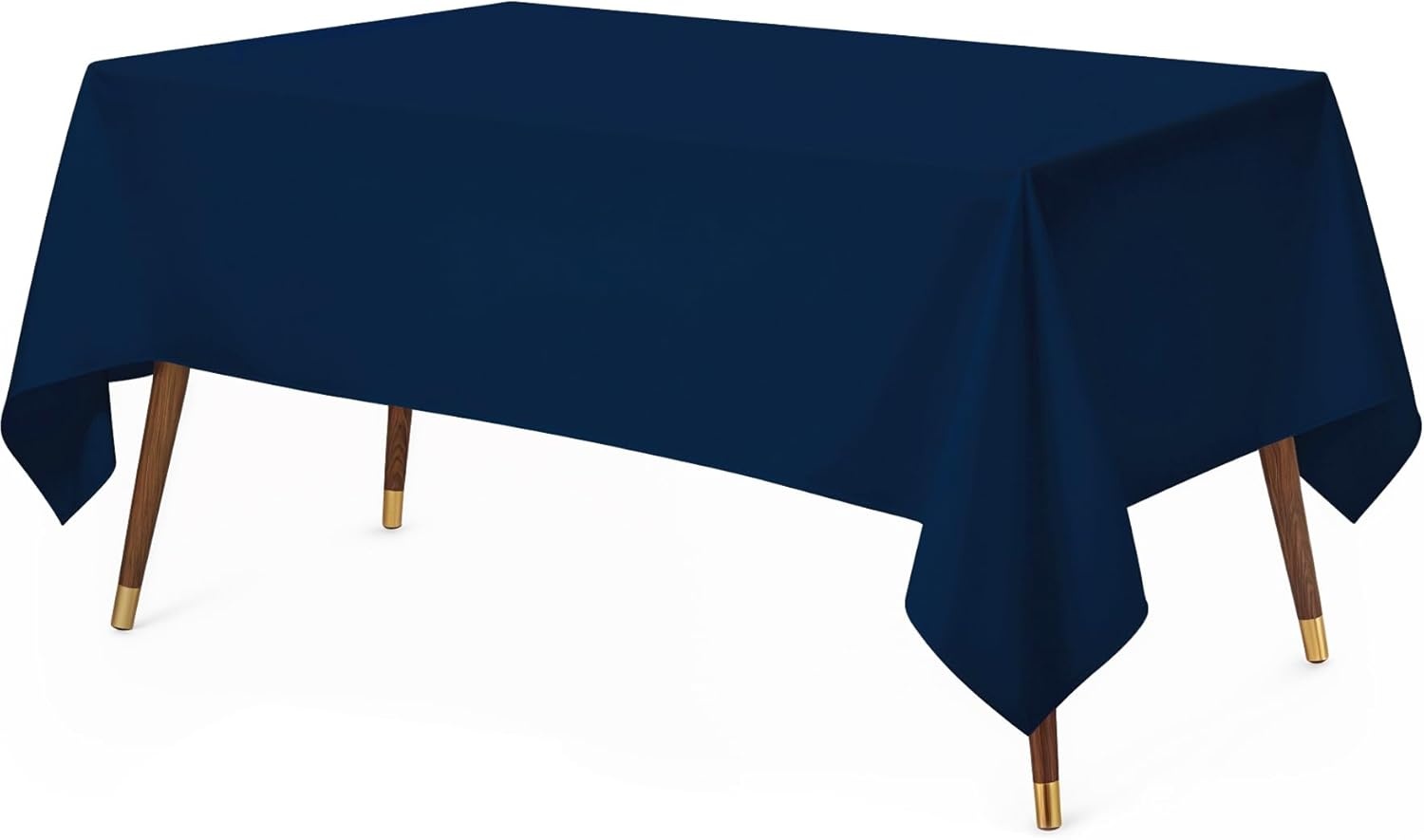 image:imageUtopia Kitchen Rectangle Table Cloth 1 Pack Tablecloth Machine Washable Polyester Table Cover for Dining Buffet Parties Picnics Events Weddings and Restaurants 52x70 Inches BlackNavy