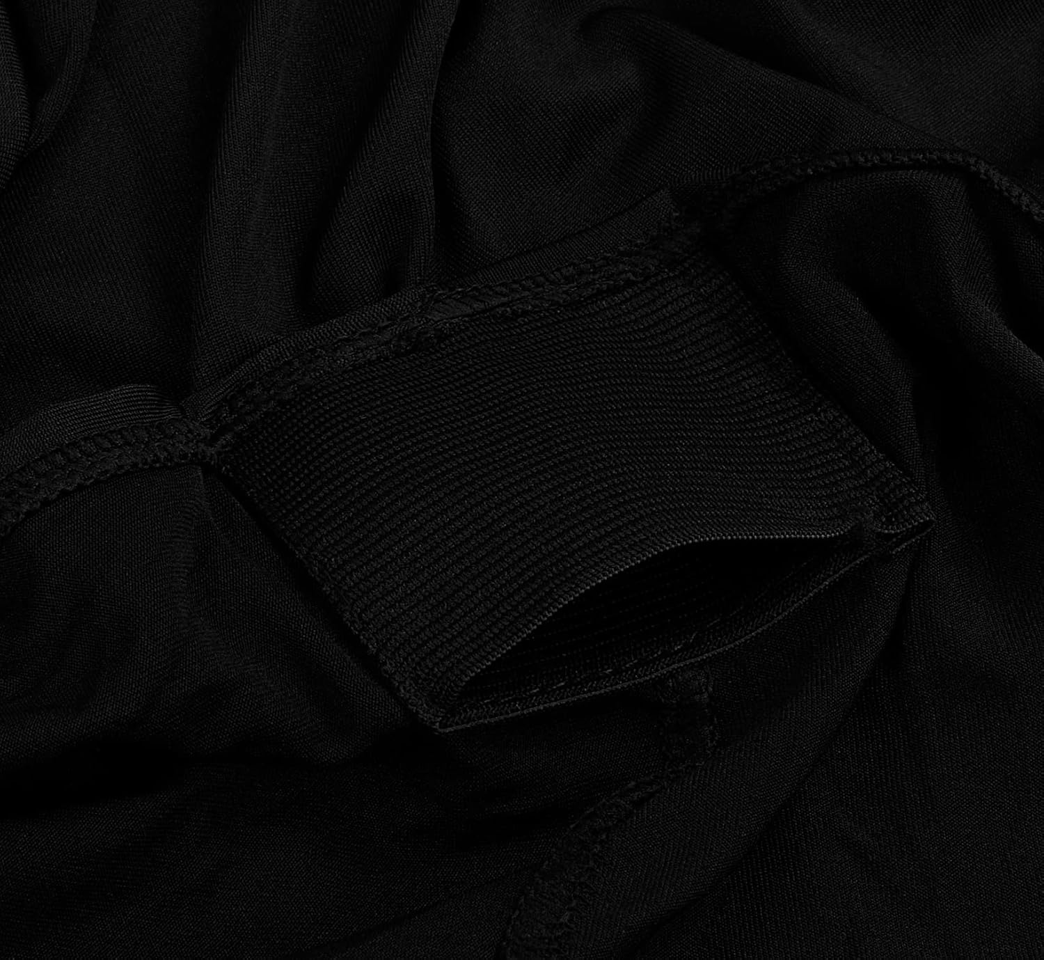 image:imageUtopia Kitchen Spandex Tablecloth 1 Pack 4FT Black Tight Fitted Washable and Wrinkle Resistant Stretch Rectangular Patio Table Cover for Event Wedding Banquet amp Parties 48Lx30Wx30H InchBlack