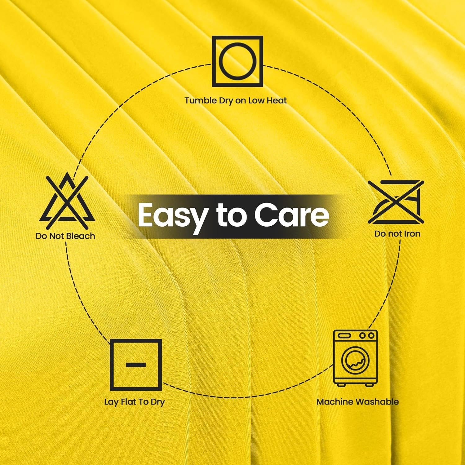 image:imageUtopia Kitchen Spandex Tablecloth 1 Pack 4FT Black Tight Fitted Washable and Wrinkle Resistant Stretch Rectangular Patio Table Cover for Event Wedding Banquet amp Parties 48Lx30Wx30H InchYellow