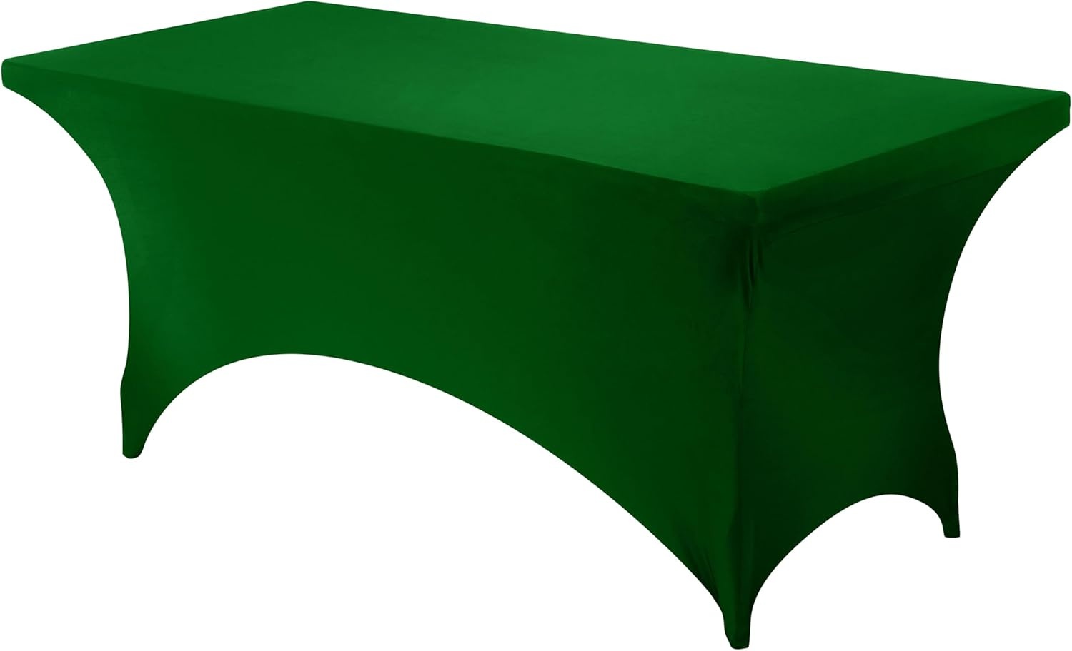 image:imageUtopia Kitchen Spandex Tablecloth 1 Pack 4FT Black Tight Fitted Washable and Wrinkle Resistant Stretch Rectangular Patio Table Cover for Event Wedding Banquet amp Parties 48Lx30Wx30H InchEmerald Green
