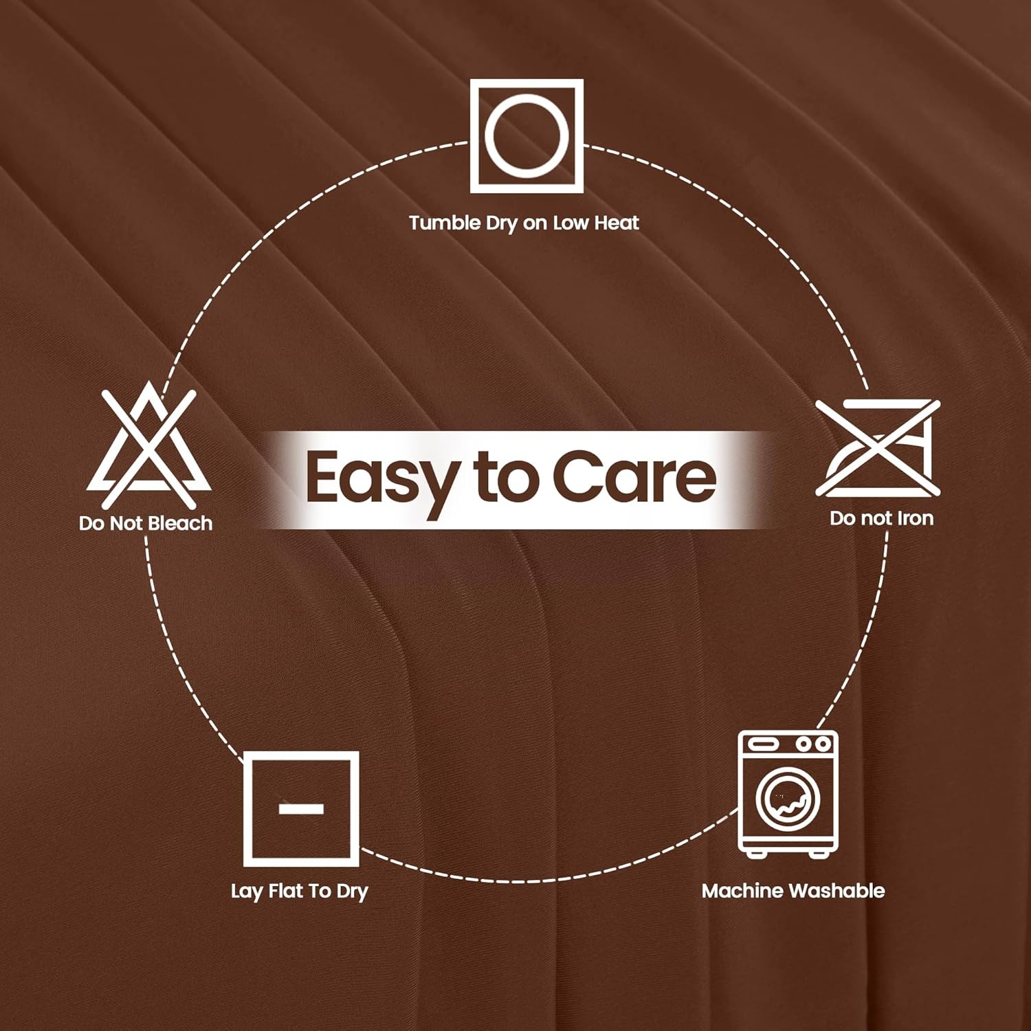 image:imageUtopia Kitchen Spandex Tablecloth 1 Pack 4FT Black Tight Fitted Washable and Wrinkle Resistant Stretch Rectangular Patio Table Cover for Event Wedding Banquet amp Parties 48Lx30Wx30H InchCoffee