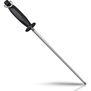 image:imageUtopia Kitchen 10 Inch Honing Steel Knife Sharpening Steel Sharpening Rod BlackBlack