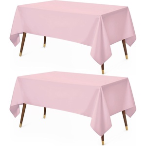 image:imageUtopia Kitchen Rectangle Table Cloth 1 Pack Tablecloth Machine Washable Polyester Table Cover for Dining Buffet Parties Picnics Events Weddings and Restaurants 52x70 Inches BlackPink