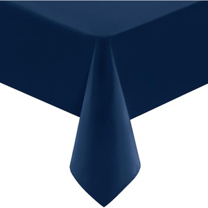 image:imageUtopia Kitchen Rectangle Table Cloth 1 Pack Tablecloth Machine Washable Polyester Table Cover for Dining Buffet Parties Picnics Events Weddings and Restaurants 52x70 Inches BlackNavy