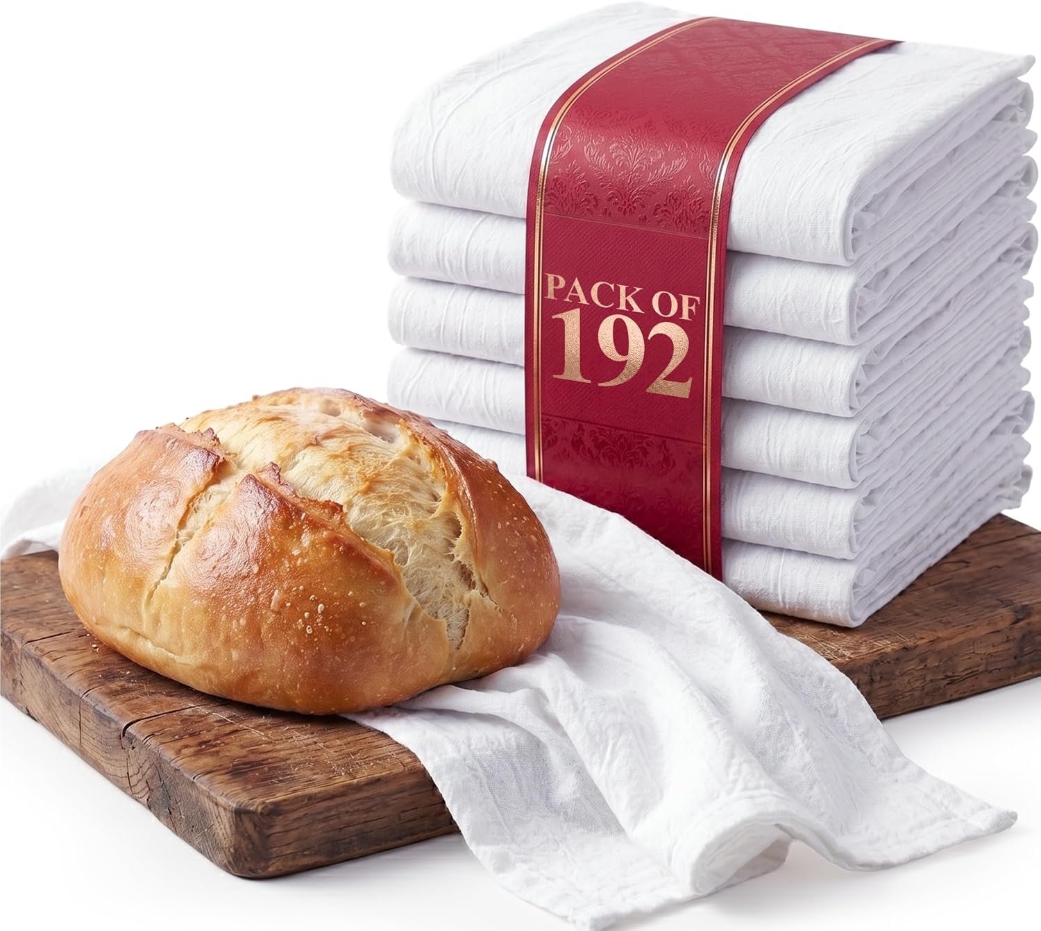 image:imageUtopia Kitchen Orange Flour Sack Towels 12 Pack 28 x 28 Inch 100 Cotton Tea Towels for Cleaning amp Drying Highly Absorbent Kitchen Dish ClothWhite